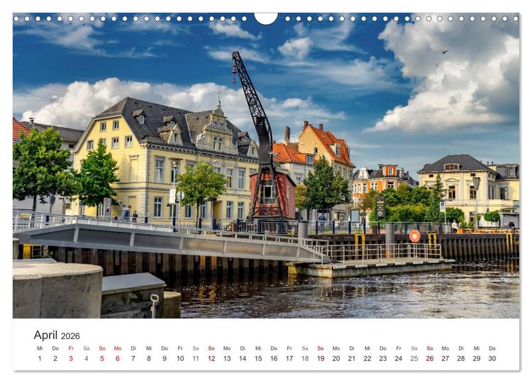 Produktbild: Nieders&auml;chsische K&uuml;ste - K&uuml;stenorte von Ostfriesland bis Bremerhaven (Wandkalender 2026 DIN A3 quer), CALVENDO Monatskalender