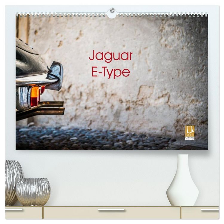 Produktbild: Jaguar E-Type 2026 (hochwertiger Premium Wandkalender 2026 DIN A2 quer), Kunstdruck in Hochglanz