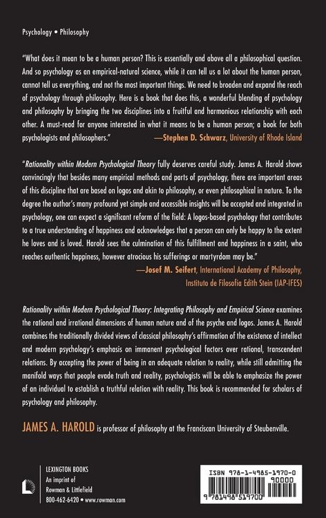 Produktbild: Rationality within Modern Psychological Theory