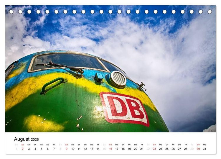 Produktbild: Auf eisernen Wegen - Faszination Bahn (Tischkalender 2026 DIN A5 quer), CALVENDO Monatskalender