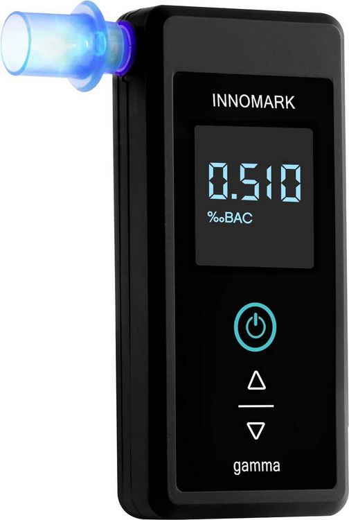 Produktbild: ACE INNOMARK gamma Alkoholtester Schwarz 0.07 bis 4.00 &permil; inkl. Display