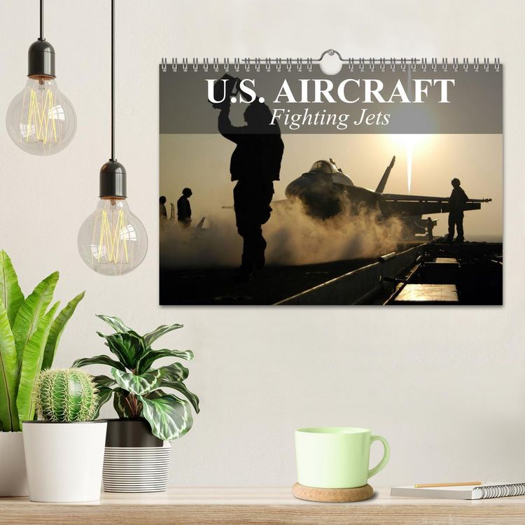 Produktbild: U.S. Aircraft - Fighting Jets (Wall Calendar 2026 DIN A4 landscape), CALVENDO 12 Month Wall Calendar
