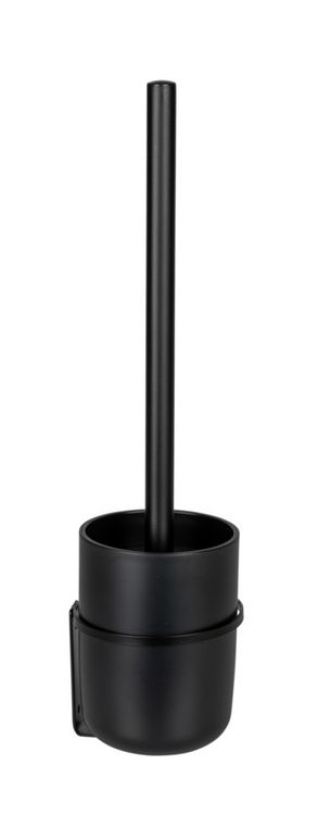 Produktbild: Turbo-Loc&reg; WC-Garnitur Mod. Carpino Schwarz, Befestigen ohne Bohren