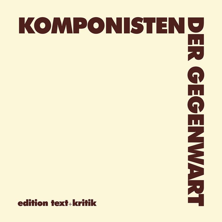 Produktbild: Komponisten der Gegenwart (KDG)