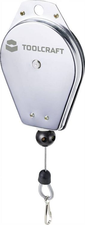 Produktbild: TOOLCRAFT TO-7310169 Federzug, Seilauszug bis 2m Tragkraft (max.) 3kg