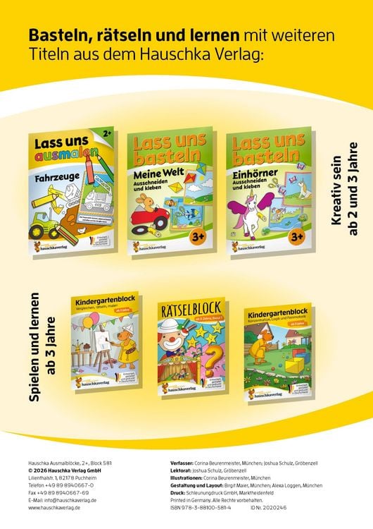 Produktbild: Lass uns ausmalen &ndash; Mein Ausmalbuch ab 2 - Tiere