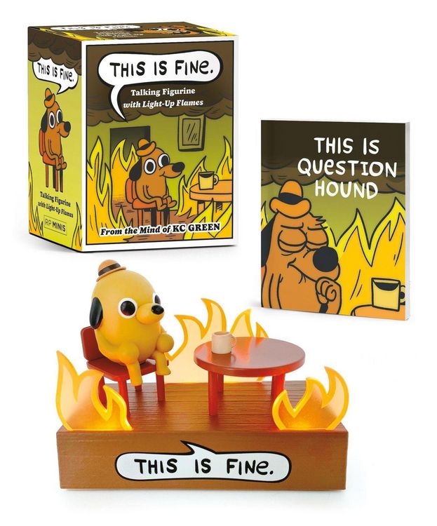 Produktbild: Green, K: This Is Fine Talking Figurine