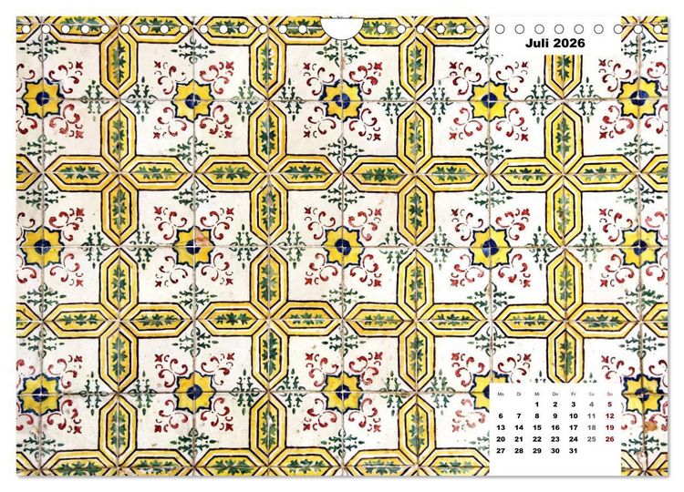 Produktbild: Lissabons Azulejos (Wandkalender 2026 DIN A4 quer), CALVENDO Monatskalender