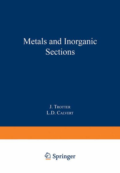 Produktbild: Metals and Inorganic Sections