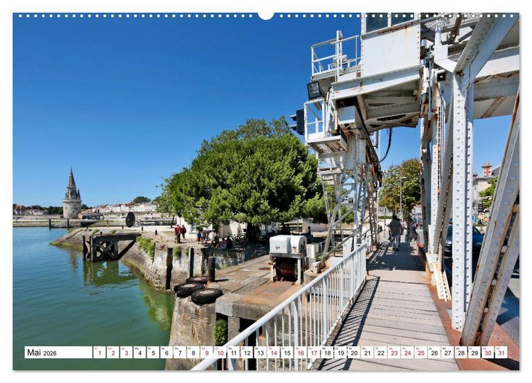 Produktbild: Ein Sommer in La Rochelle vom Frankfurter Taxifahrer Petrus Bodenstaff (Wandkalender 2026 DIN A2 quer), CALVENDO Monatskalender