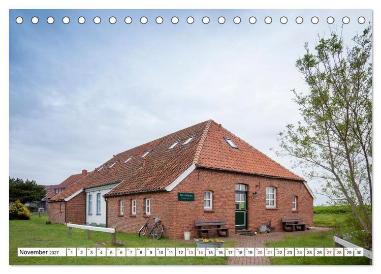 Produktbild: Baltrum - Momente einer Reise (Tischkalender 2027 DIN A5 quer), CALVENDO Monatskalender
