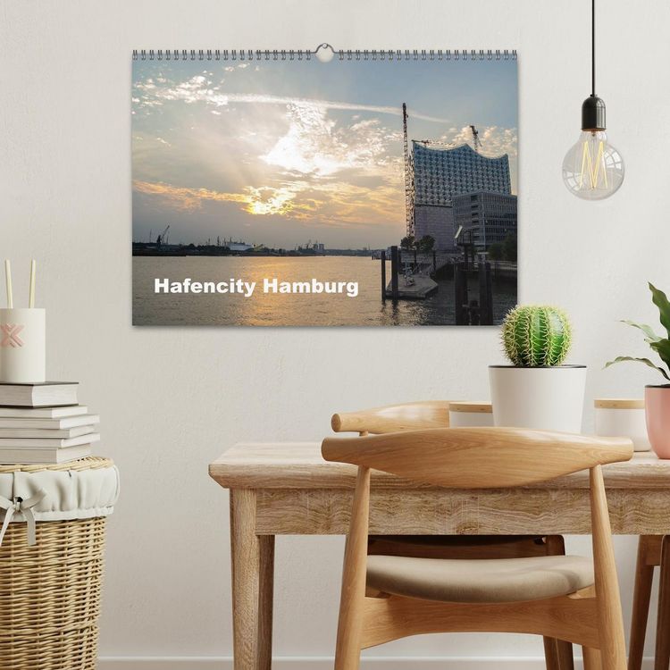 Produktbild: Hafencity Hamburg &ndash; die Perspektive (Wandkalender 2026 DIN A3 quer), CALVENDO Monatskalender