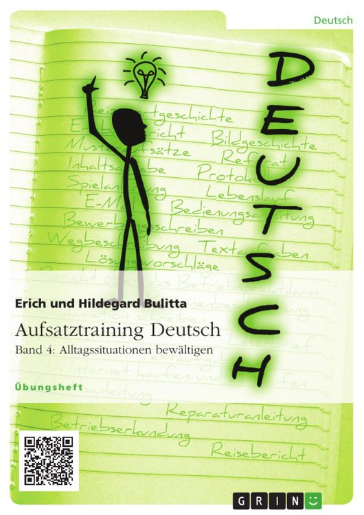 Produktbild: Aufsatztraining Deutsch - Band 4: Alltagssituationen bew&auml;ltigen