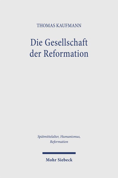 Produktbild: Die Gesellschaft der Reformation