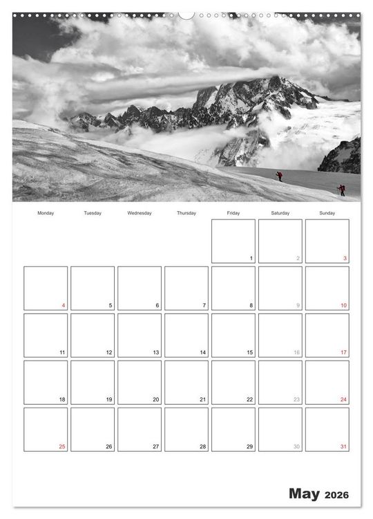 Produktbild: EXPLORING ALPS (High Quality Premium Wall Calendar 2026 DIN A2 portrait),CALVENDO 12 Month Wall Calendar