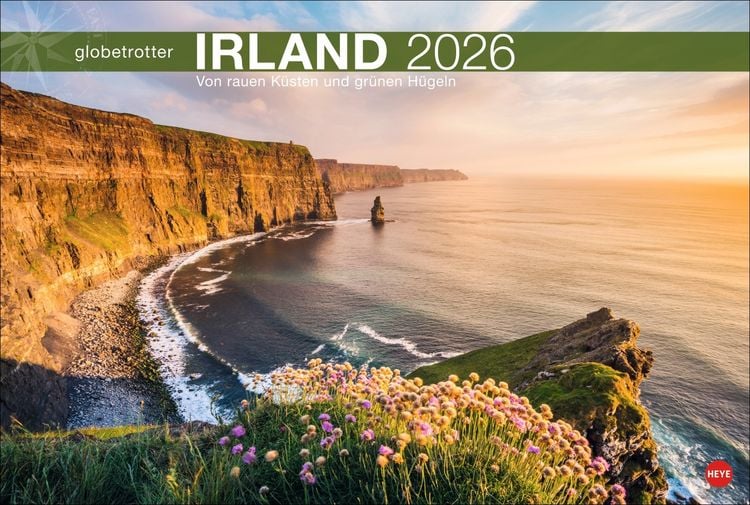 Produktbild: Irland Globetrotter Kalender 2026 - Von rauen Küsten und grünen Hügeln