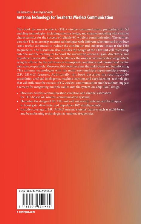 Produktbild: Antenna Technology for Terahertz Wireless Communication