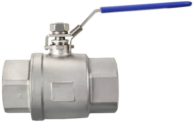 Produktbild: TRU COMPONENTS TC-2PC-DN50-316 TC-12770368 Standard-Kugelhahn Innengewinde: G2" 64 bar (max) 1 St.