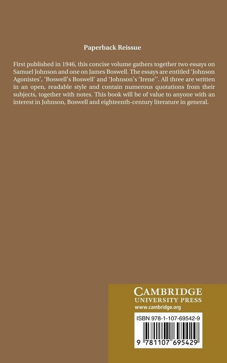 Produktbild: Johnson Agonistes and Other Essays