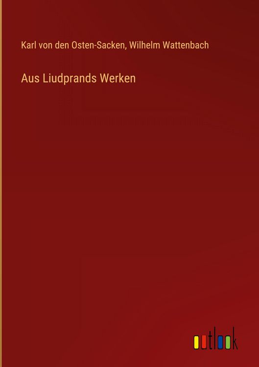Produktbild: Aus Liudprands Werken