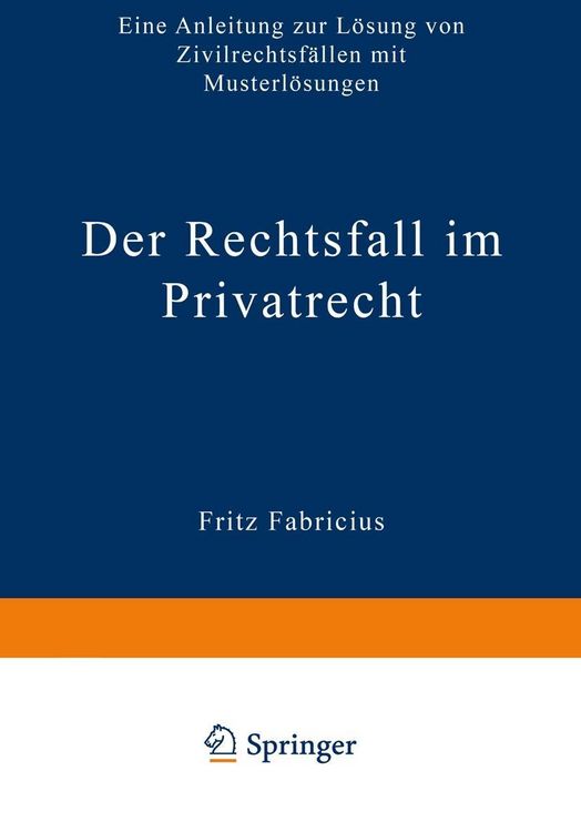 Produktbild: Der Rechtsfall im Privatrecht