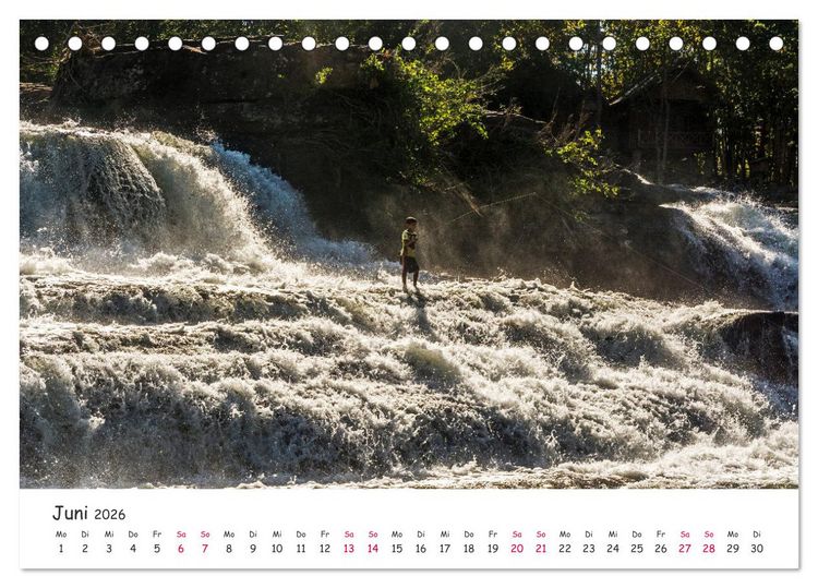 Produktbild: Laos - Im Herzen Indochinas (Tischkalender 2026 DIN A5 quer), CALVENDO Monatskalender