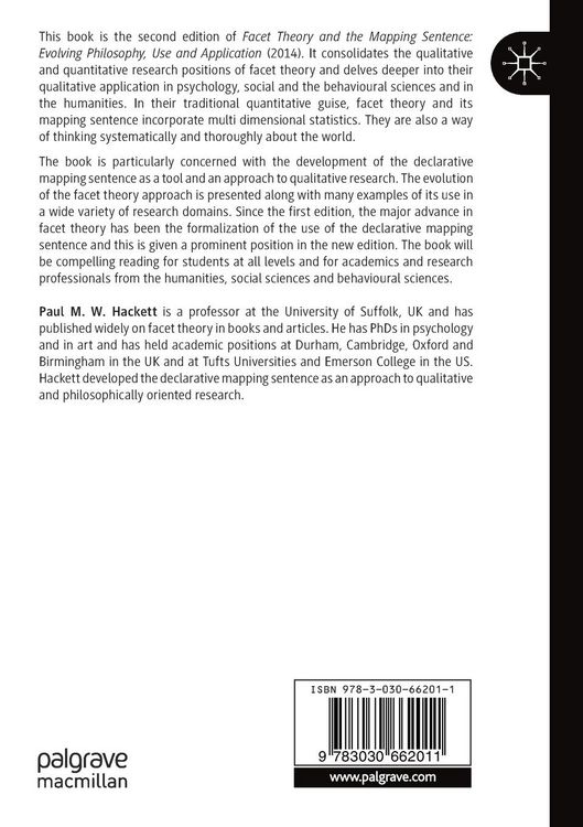 Produktbild: Facet Theory and the Mapping Sentence