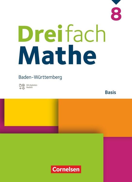Produktbild: Dreifach Mathe - Baden-W&uuml;rttemberg - 8. Schuljahr