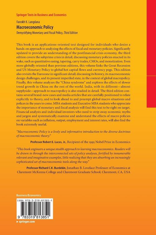 Produktbild: Macroeconomic Policy
