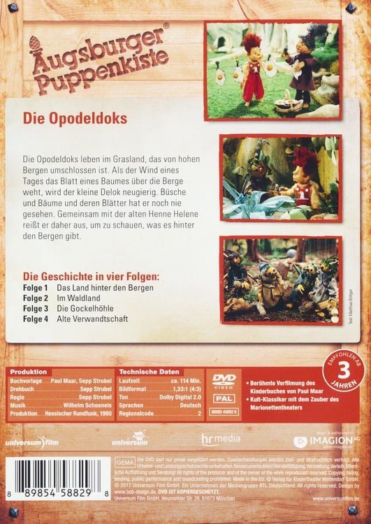 Produktbild: Die Opodeldoks - Augsburger Puppenkiste