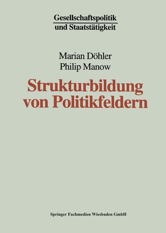 Produktbild: Strukturbildung von Politikfeldern