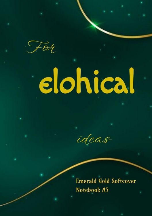 Produktbild: Emerald Gold Softcover Notebook A5