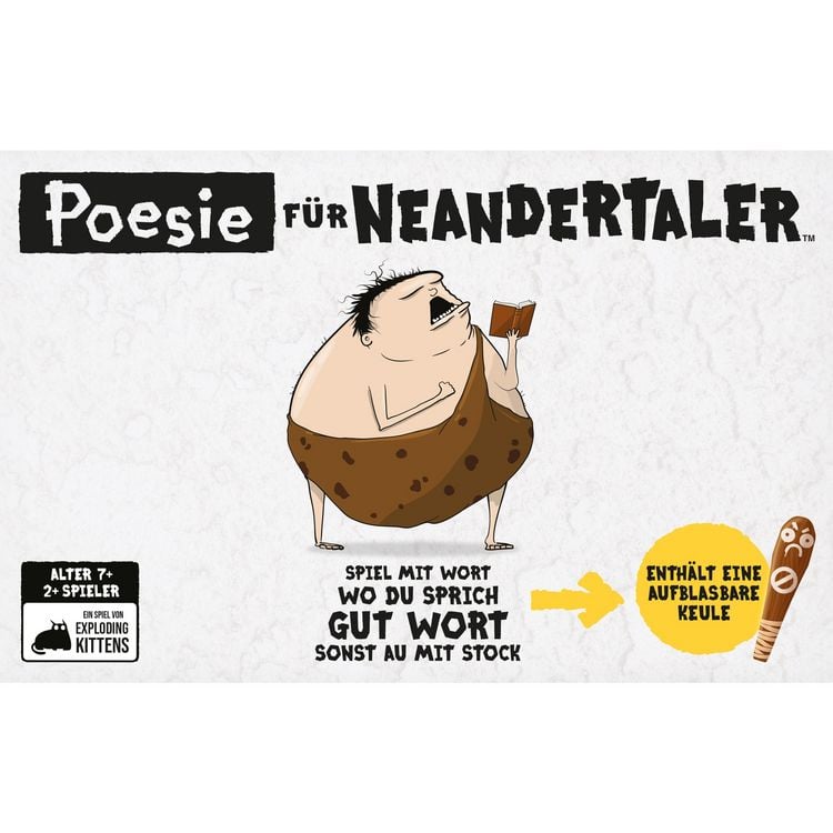 Produktbild: Poesie f&uuml;r Neandertaler