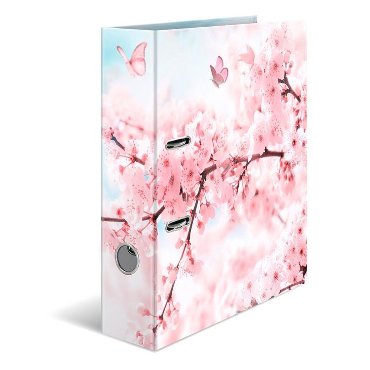 Produktbild: HERMA Motivordner Cherry Blossom DIN A4 R&uuml;ckenbreite 7cm