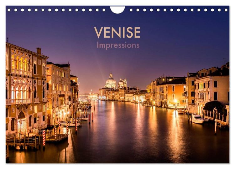 Produktbild: Venise Impressions (Calendrier mural 2026 DIN A4 vertical), CALVENDO calendrier mensuel
