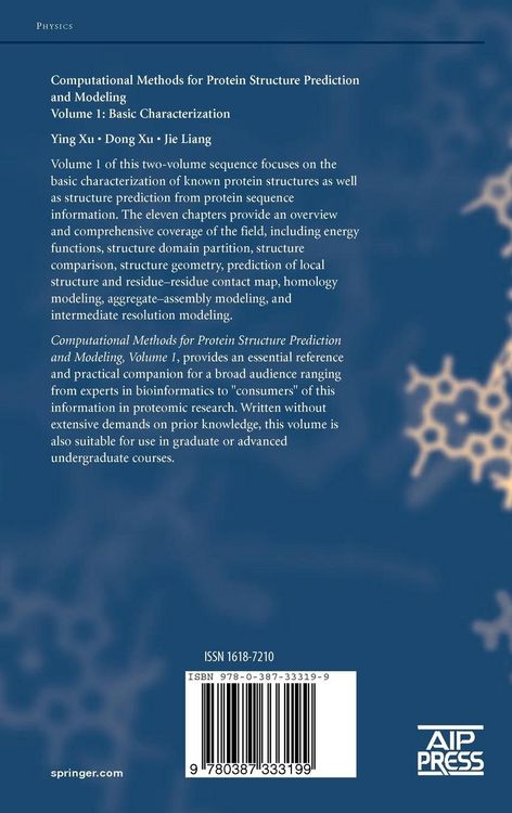 Produktbild: Computational Methods for Protein Structure Prediction and Modeling