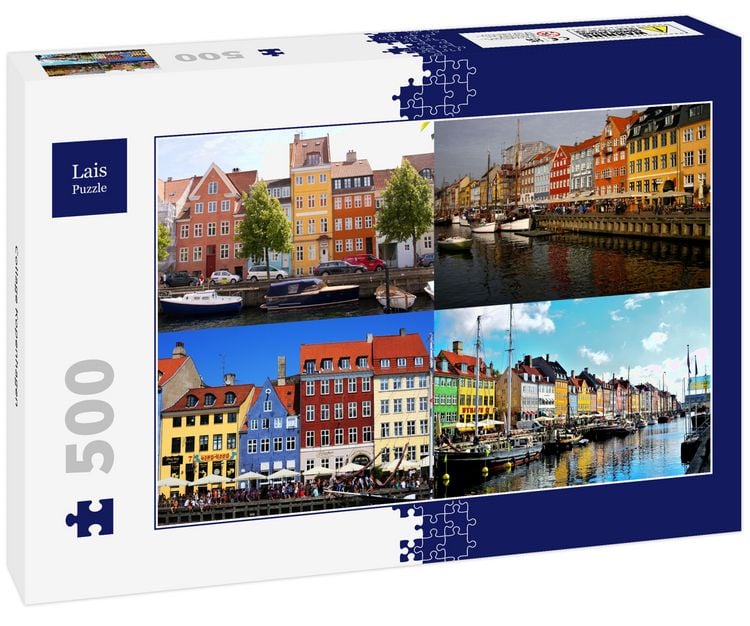 Produktbild: Lais Puzzle Collage Kopenhagen 500 Teile