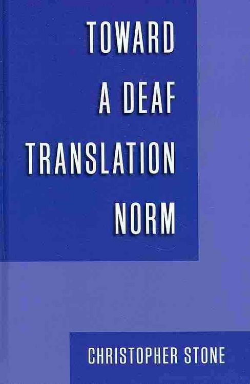 Produktbild: Toward a Deaf Translation Norm