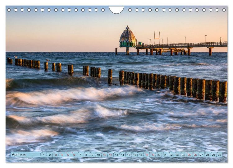 Produktbild: Fischland-Dar&szlig;-Zingst 2026 Impressionen einer Halbinsel (Wandkalender 2026 DIN A4 quer), CALVENDO Monatskalender