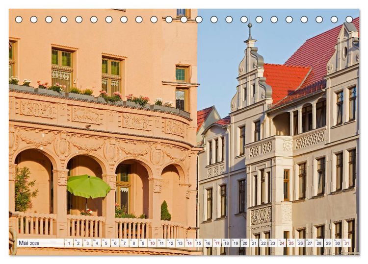 Produktbild: Lutherstadt Wittenberg - Die Wirkst&auml;tte des rebellischen Martin Luther (Tischkalender 2026 DIN A5 quer), CALVENDO Monatskalender