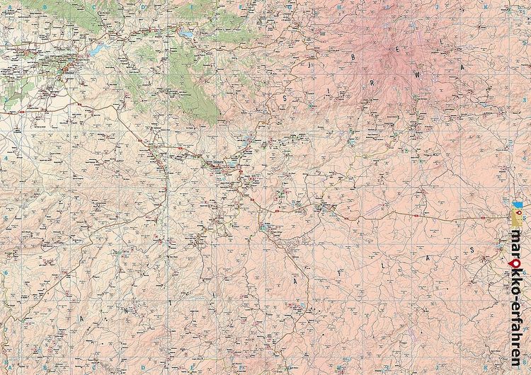 Produktbild: L12: Taliouine - Aoulouz - Askoun - Agadir Melloul - Jbel Sirwa + GPS-Waypoints