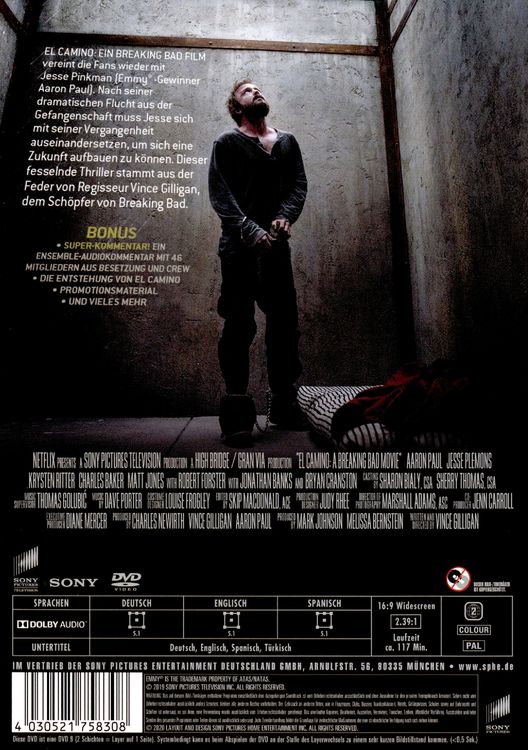 Produktbild: El Camino: Ein "Breaking Bad"- Film