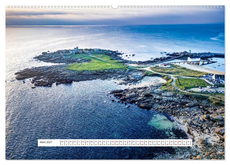 Produktbild: Die Sonne der Bretagne &ndash; Zwischen Himmel und Erde (hochwertiger Premium Wandkalender 2027 DIN A2 quer), Kunstdruck in Hochglanz