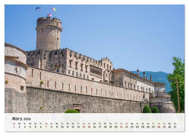 Produktbild: Trient - Hauptstadt des Trentino (Wandkalender 2026 DIN A3 quer), CALVENDO Monatskalender