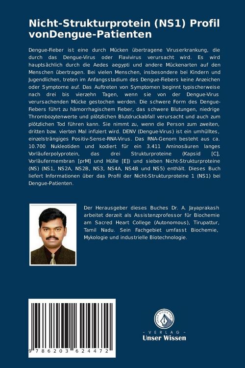 Produktbild: Nicht-Strukturprotein (NS1) Profil vonDengue-Patienten