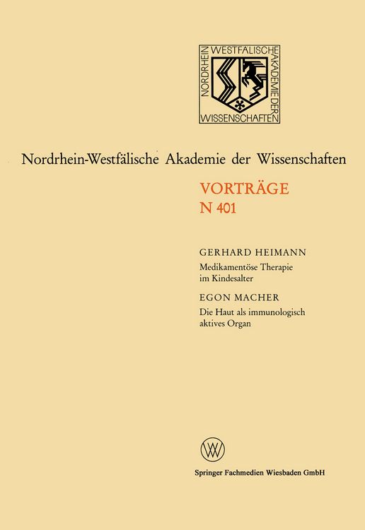 Produktbild: Medikament&ouml;se Therapie im Kindesalter / Die Haut als immunologisch aktives Organ