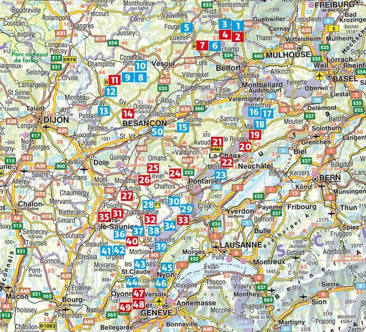 Produktbild: ROTHER Wanderf&uuml;hrer Franz&ouml;sischer Jura