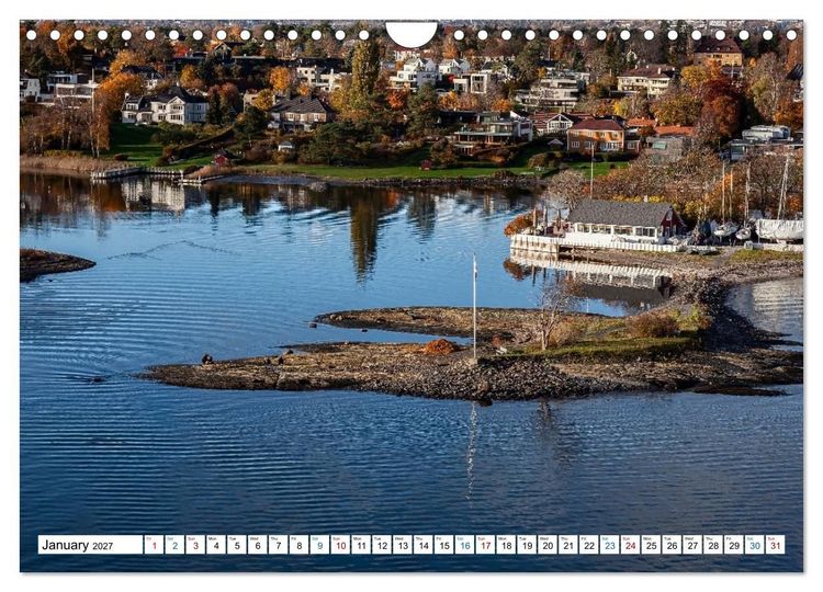 Produktbild: Oslo and the Oslofjord (Wall Calendar 2027 DIN A4 landscape), CALVENDO 12 Month Wall Calendar