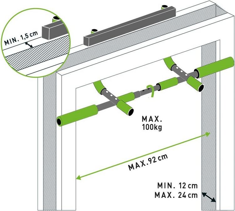 Produktbild: T&Uuml;RRECK-Multifunktional-verstellbar, max.100 kg,