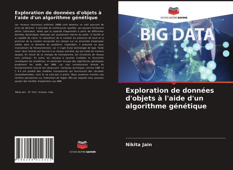 Produktbild: Exploration de donn&eacute;es d'objets &agrave; l'aide d'un algorithme g&eacute;n&eacute;tique
